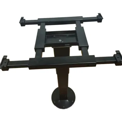 High-quality Easy-lift Height-adjustable Table Leg With Pan Frame for Rv Motorhome Outdoor RV telescopic table