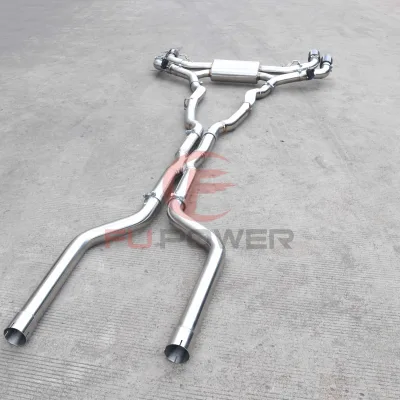 Exhaust System X5M X6M F95 F96 4.4T 2020-2024 Stainless Steel Single Muffler Catback