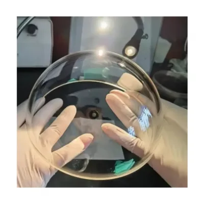Custom Quartz Glass Dome Acrylic Plastic K9 Hemisphere clear Semicircle Camera Dome Cover Lens for Underwater Camera