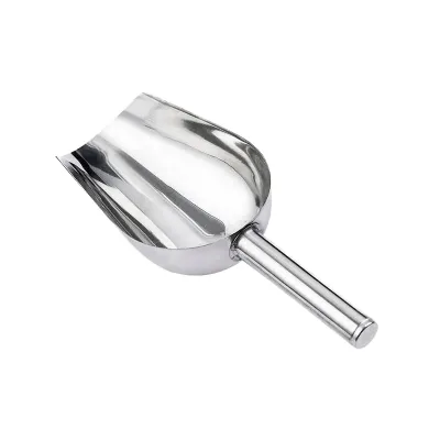 Stainless Steel Ice Scoop Shovel with Hook Perfect for Party Buffets & Kitchen Dry Goods