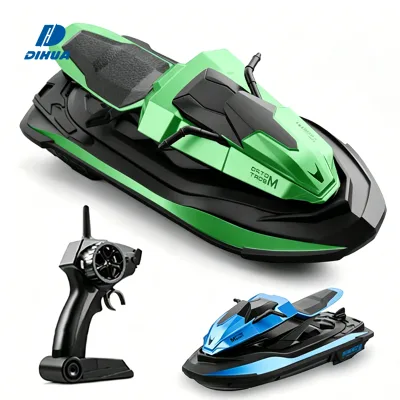 RC Speed Boat RC Boat Racing Remote Control Motorboat with Double Power and Low Battery Reminder