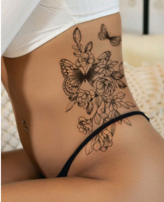 Illustraction Imitate Real Tattoo Non-toxin Waterproof Easy to Apply Lasting 3 Days Funny Temporary Tattoo
