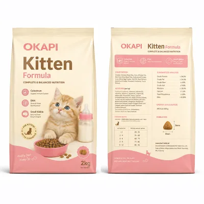 Kitten Food DHA Colostrum Growth Support Dry Cat Food Small Kibble 1.5kg OEM Wholesale Kitten Starter Food Supplier