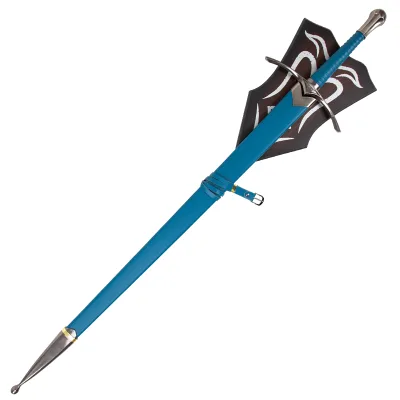 The Hobbit Gandalf Weapon Replica Glamdring Sword with Blue Sheath