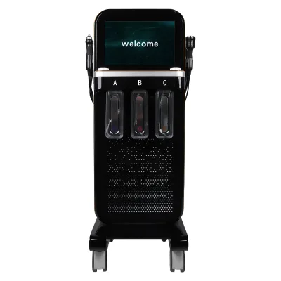 All-in-One Facial Device Combining Water Grinding Cleaning with Vortex Pressure Technology and Ultrasonic Import for Deep Pore