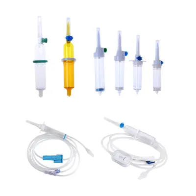 Medical Disposable Lightproof Double Drip Chamber Rehabilitation Therapy Supplies Blood Drip Chamber