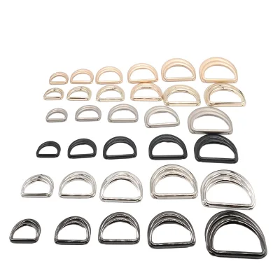 Circular Line Double-layer D Buckle Parallel bar Adjustment D Buckle Strap Sliding Adjustment Buckle case and Bag Accessories