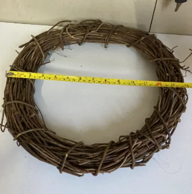 Natural 14 Inch Grapevine  Wreath  Rattan Wreath 12 Inch 14 Inch  18 Inch  24 Inch  Wreath for  Decoration