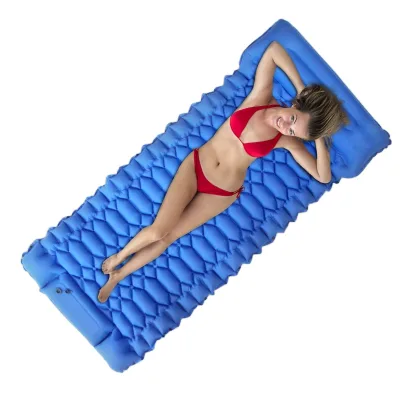 Ultralight TPU Compact Lightweight Inflatable Sleeping Mat air Mattress Camping Sleeping Pad
