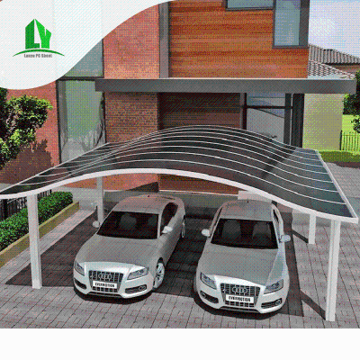 Lanyu Metal Modern Portable Garage for Two Car Parking