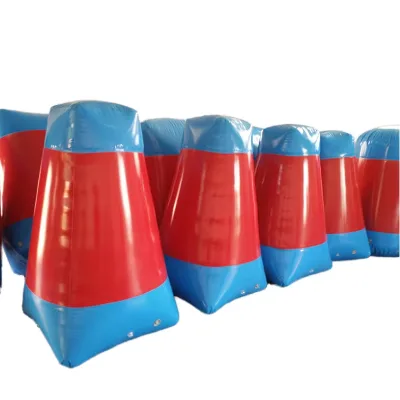 Commercial Outdoor Sport Play Inflatable Paintball Air Bunkers Inflatable Tactical Cs Shoot Game Inflatable Paintball Bunkers