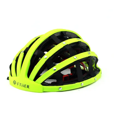 Convenient Folding Mountain Bike Helmet-Durable EPS Material Lightweight 0.25kg Unisex Cycling Safety Helmet