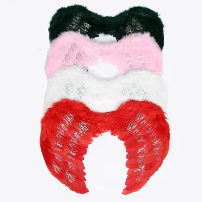 Hot Selling and Factory Wholesale Feather Angel Wings for Cosplay Angel Devil Fairy Costume Large