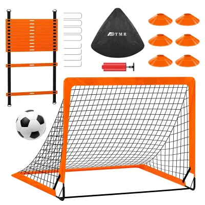 4*3ft Soccer goal Set Pop up Folding Portable Football Soccer Goals