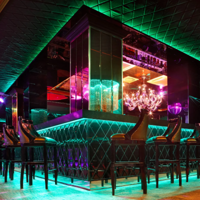Retail Night Club Bar Counter Design for High-end Cocktail Bar and Alcohol Drinking Bar With Stylish Customized Layout