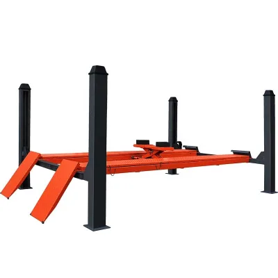 4000KG Electro Hydraulic Car Lifts Heavy Duty 4 Post Car Lift for Sale