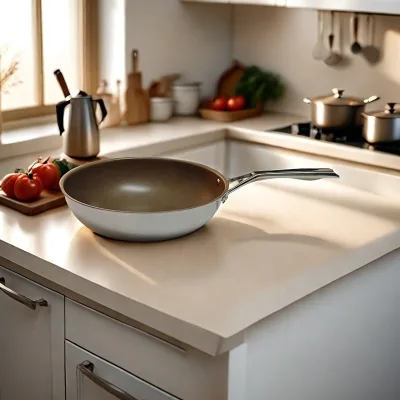 Food Grade Material Factory Outlet High Quality Stainless Steel Wok for Induction Cooker