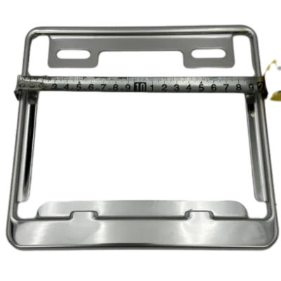 Hot Sale High Quality Japanese Aluminum Alloy OEM Motorcycle License Plate Bracket with Rear Placement HSJ-0041 Model
