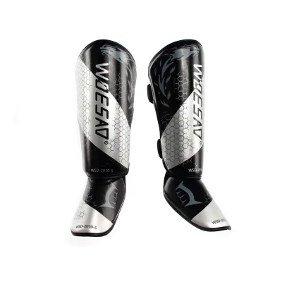 Wholesale Muay Thai Espinilleras Adultos Custom MMA Kids Adults Shin Guard Karate Guards