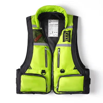 Factory Direct Sales Detachable Life Vest Collar Strong Reflective Strip Vest High Buoyancy Life Jacket Quality Assurance