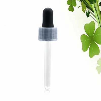 18mm 20mm 22mm 24mm Neck Size Glass Dropper with Rubber Cap of DBC-001