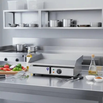 Best Selling  818 Tabletop Electric Griddle 220-240V 3KW Flat Plate griddle