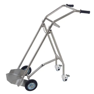 Oxygen Cylinder Cart Medical Equipment Transport Cart Cylinder Transport Trolley