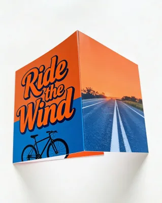Custom Color Printed Die Cutting Folded Greeting Cards Thank You Cards for Festival Advertising and Gifts