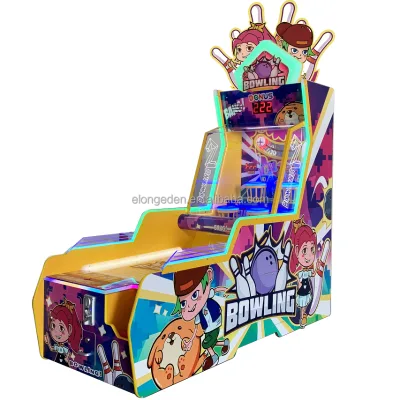 Coin Operated Indoor Mini Bowling Arcade Video Game Machine Bowling Big Dunk Single Bowling Arcade Game for Sale