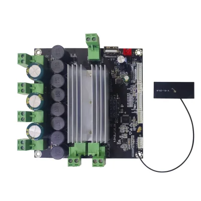 Cloudyx 4-Channel 480W Active Aux Home Amplifier Board with for Wireless Class D PCB