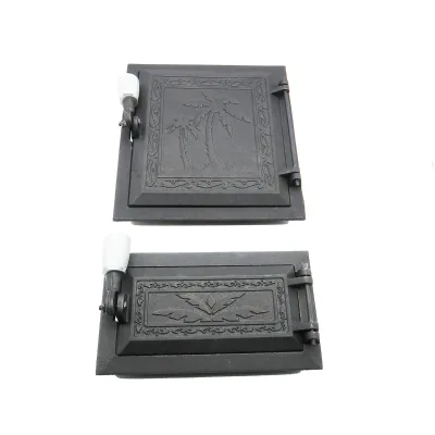 Cast Iron Wood Stove Oven Door with Lock-Eco-friendly Oven Safe for Pizza Bread Ovens Smokehouse & Garden Kitchen