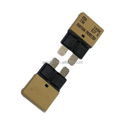 Auto Reset Circuit Breaker Thermal Circuit Protector E37 5A 14Vdc T1 Low Profile ATO ATC Standard Fuse For Winch Boat Audio