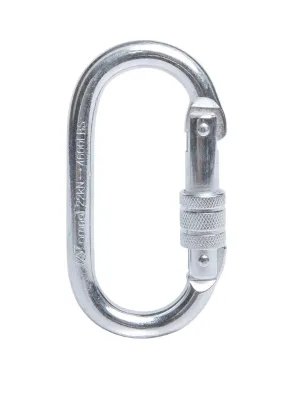 Camnal Self-Locking Alloy Steel Carabiner 25kN (5600 Lbs) Capacity Climbing Rigging Hammocks Ropes-2 Pieces Outdoor Safety