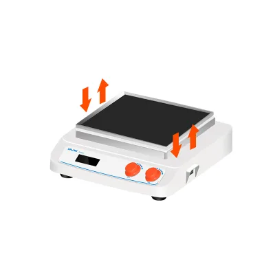 HUXI10 80rpm Rock Lab Shaker Customized ABS Laboratory Shaker OEM Support for Cell Culture Application LCD Display