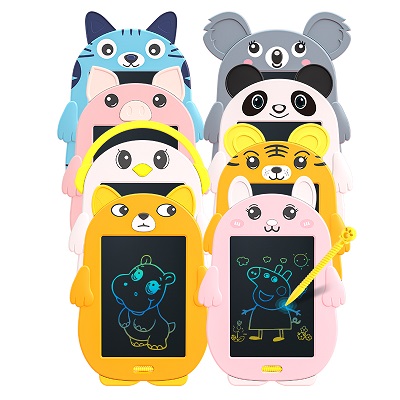 Customized Paperless Notepad Cartoon Dog Graffiti Board 8.5 Inch LCD Writing Board for Kids