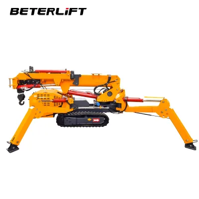 Professional Made 8T Spider Crane Mobile Small Volume 16m Heavy Weight Basket Jib Building Spider Crane for Sale