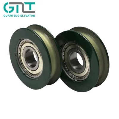 Toshiba Lift Car Landing Door Roller 62*16*6203 Bearing Flat Groove Wear-proof Nylon Door Hanger Sheave Elevator Spare Parts