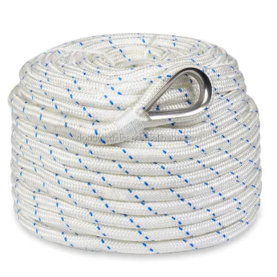 Braided Boat Anchor Rope with Nylon Thimble