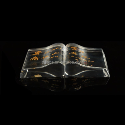 Crystal Glass Quran Book Mini Crystal Wedding Adornment Religious Gifts Crystal Islamic Book