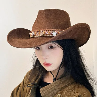 New American-style Ancient Western Cowboy Hat Children's Summer Western Sichuan Travel Sun Protection Photograph All-match