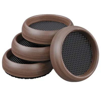 Non Slip Self-Adhesive Furniture Pads Wooden Silicone Rubber Stoppers Prevent Sliding Protectors for Hardwood Floors