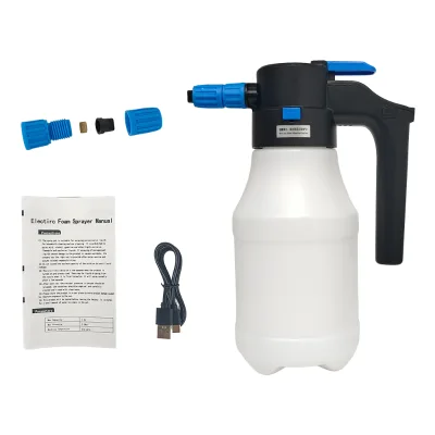 Factory Direct Portable 1.5L 2L Rechargeable Multi-function Cleaning Electric Pump Foam Sprayer for Wash or Home Cleaning
