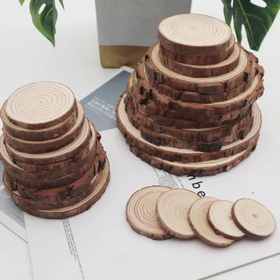 Pine Wood Chips for Handmade Polishing Annual Rings Home Decoration Wall Accents