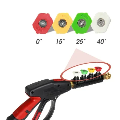 High Pressure Power Washer Gun 4000 PSI 4-color Nozzles Tips