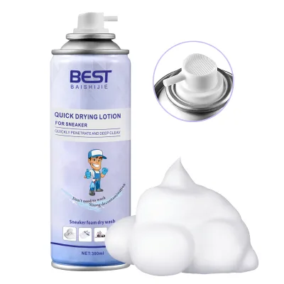 Sneaker Sport Shoe Cleaner Spray With Shoe Rush Head