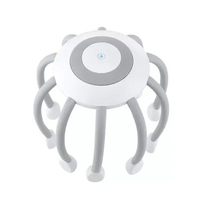 Electric Remove Muscle Tension Tiredness Relief Pain Vibrating Multi Dimension Point Vibration Octopus Head Massager