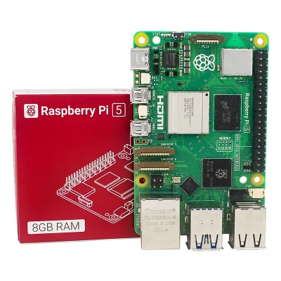 Original Raspberry Pi 5 4G 8G 16GRAM LPDDR4X-4267 BCM2712 2.4GHz Quad-core 64-bit A76 CPU Dual-band WiFi BLE 5.0 Pi5 Demo Boards