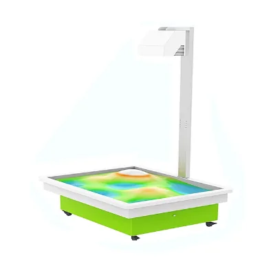 Interactive Projection Sandbox Sensor Games for Kids