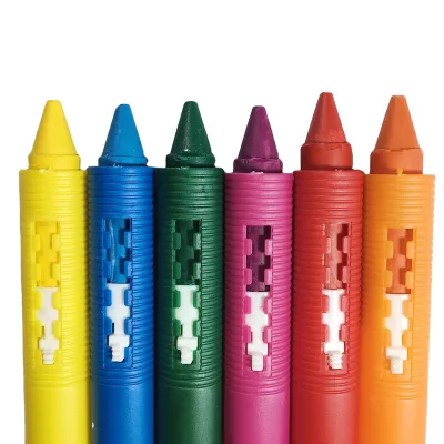 Wholesale Kids Art Drawing Crayons Sets Funny Coloring Painting Toy 6 Colors Non Toixc Washable Bath Crayons for Children