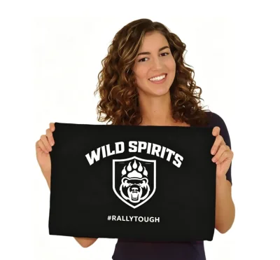 Wholesale Custom Printed Full Color Microfiber Terrible Rally Towel